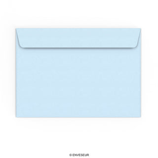 Enveloppe bleue pâle 162x229 mm (C5)