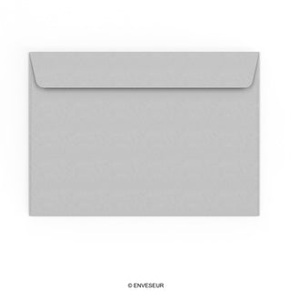 Enveloppe grise pâle 162x229 mm (C5)