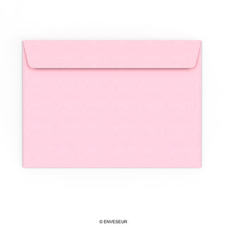 Enveloppe rose pâle 162x229 mm (C5)