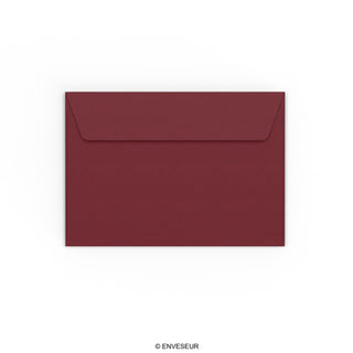 Enveloppes couleur bordeaux