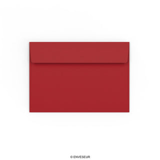 Enveloppe rouge foncée 114x162 mm (C6)