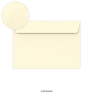 Enveloppe ivoire vergée 114x162 mm (C6)