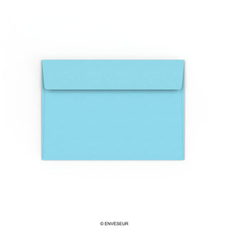 Enveloppe bleue vive 114x162 mm (C6)