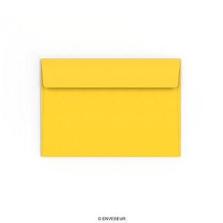 Enveloppe jaune vive 114x162 mm (C6)