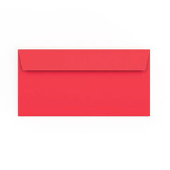 Enveloppe rouge éclatante 110x220 mm (DL)