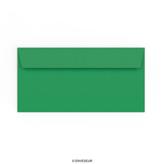 Enveloppe verte profonde 110x220 mm (DL)