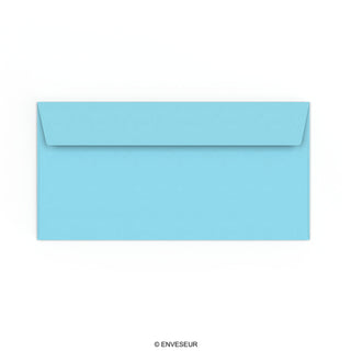 Enveloppe bleue vive 110x220 mm (DL)