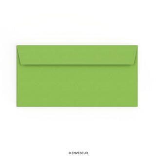 Enveloppe verte vive 110x220 mm (DL)