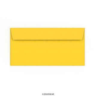 Enveloppe jaune vive 110x220 mm (DL)