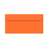 Enveloppe orange 110x220 mm (DL)