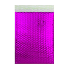 Metallic Finish Bubble Bag Mailers Purple 324 x 230 mm (C4)