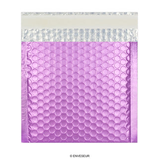 Sachets à bulles métallisés mat colorés