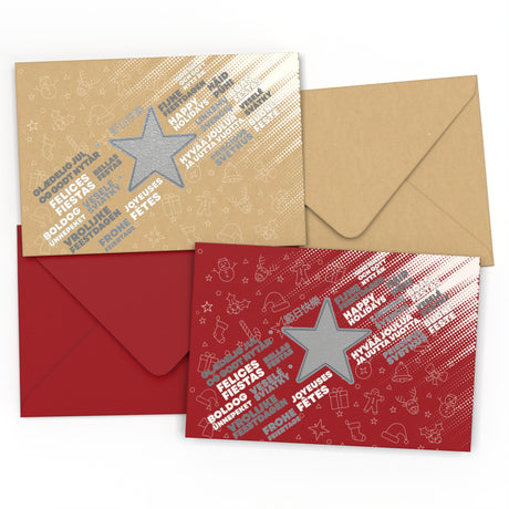 Enveloppe de Noël Éclats de Noël