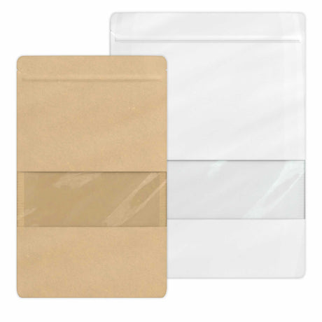 Sac alimentaires Doypack avec fenêtre