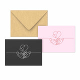 Enveloppes pour la Saint-Valentin ”Partager l'amour” 