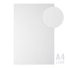 Papier blanc vergé 185g/m²