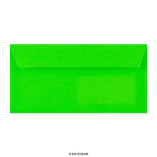 Enveloppe verte néon 110x220 mm (DL)