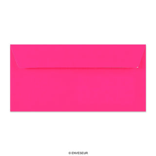Enveloppe rose néon 110x220 mm (DL)