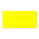 Enveloppe jaune néon 110x220 mm (DL)