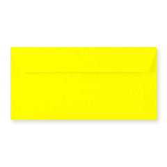 Enveloppe jaune néon 110x220 mm (DL)