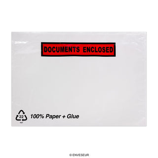 Pochettes porte - documents en papier - Avec impression