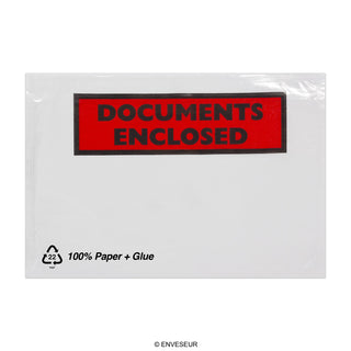 Pochettes porte - documents en papier - Avec impression