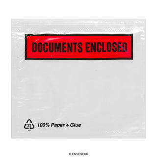 Pochettes porte - documents en papier - Avec impression