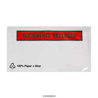Pochettes porte - documents en papier - Avec impression
