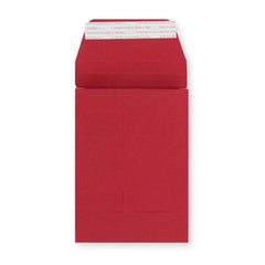 Enveloppe rouge foncée à soufflet 162x114x25 mm (C6)