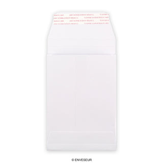 Enveloppe blanche à soufflet 162x114x25 mm (C6)