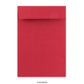 Enveloppe rouge foncée à soufflet 324x229x25 mm (C4)