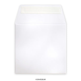 Enveloppe Post-Marque blanche 125x125 mm