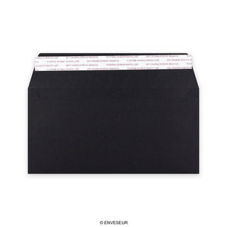 Enveloppe noire cartonnée 110x220 mm (DL)
