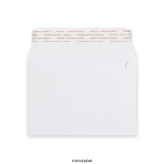 Enveloppe blanche cartonnée 114x162 mm (C6)