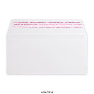 Enveloppe blanche 114x229 mm