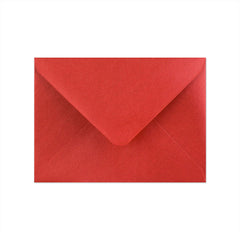 Pearlescent Envelopes Red 82 x 113 mm (C7) Gummed