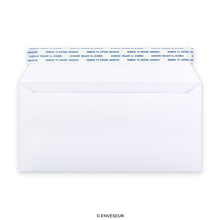 Enveloppe blanche 110x220 mm (DL)