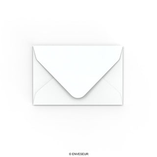 Enveloppe blanche avec effet martelé 62x94 mm