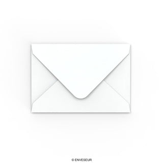 65 x 94 mm Blanc Hammer Portefeuille Gommé 120 g/m² Rabat Diamant
