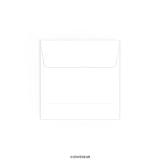 Enveloppe blanche 60x60 mm