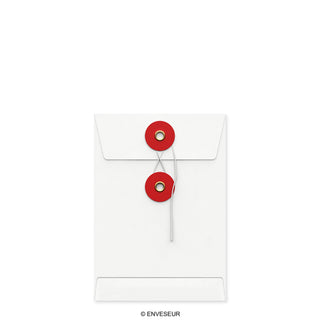 Enveloppes à rondelle et ficelle - Fermeture Japonaise