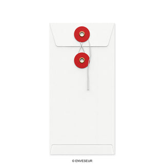 Enveloppes à rondelle et ficelle - Fermeture Japonaise