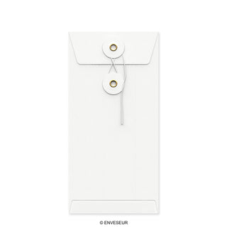 Enveloppes à rondelle et ficelle - Fermeture Japonaise