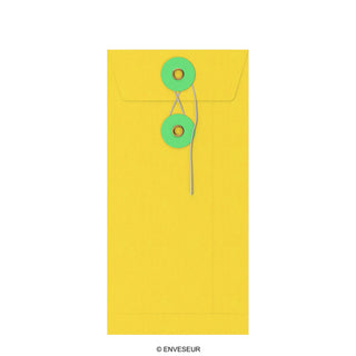 Enveloppes à rondelle et ficelle - Fermeture Japonaise