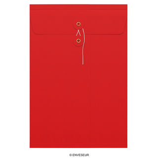 Enveloppes à soufflet à rondelle et ficelle - Fermeture Japonaise
