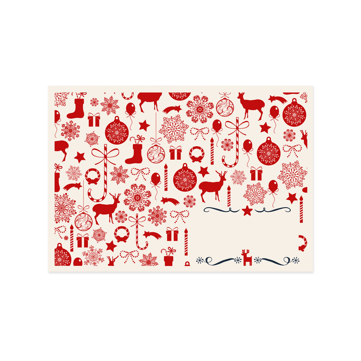 Enveloppe Motif Joyeux Noël
