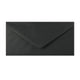 Paper Lined Envelopes Black + Blue Fancy Paper 110 x 220 mm (DL)