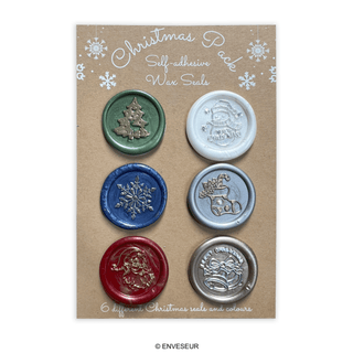 Cachets de Cire de Noël – Faits Main (peints à la main)