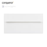 Enveloppe conqueror vergé blanc glacier 110x220 mm (DL)