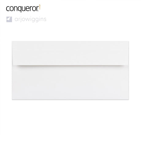 Enveloppe conqueror velin blanc glacier 110x220 mm (DL)